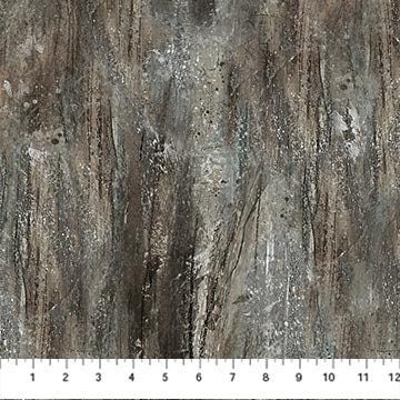 Vertical Texture Dark Gray - Priced by the Half Yard - Stallion - Elise Genest for Northcott Fabrics - 26813 96