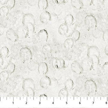 Hoof Texture Pale Gray - Priced by the Half Yard - Stallion - Elise Genest for Northcott Fabrics - 26814 91
