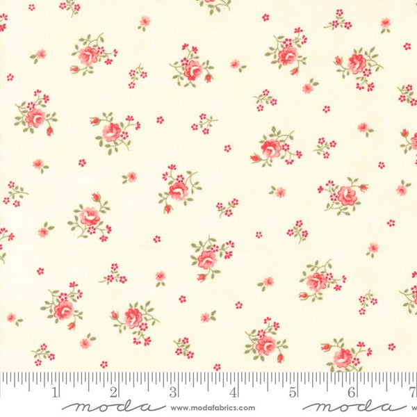 Peaceful Posies Florals Parchment - Priced by the Half Yard - Etchings - Parkinson's Foundation - 3 Sisters - Moda Fabrics - 44336 11