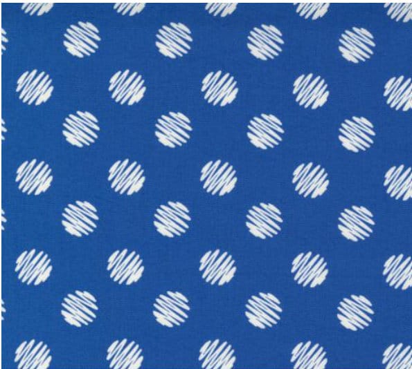 Scribble Sketch Dot Blueberry - Priced by the Half Yard - Picnic Pop by April Rosenthal for Moda Fabrics - 22437 19