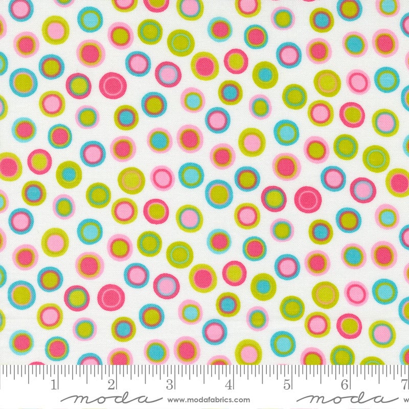 Inner Dots in Sugar - Priced by the Half Yard - Sweet and Plenty by Me and My Sister Designs for Moda Fabrics - 22453 11