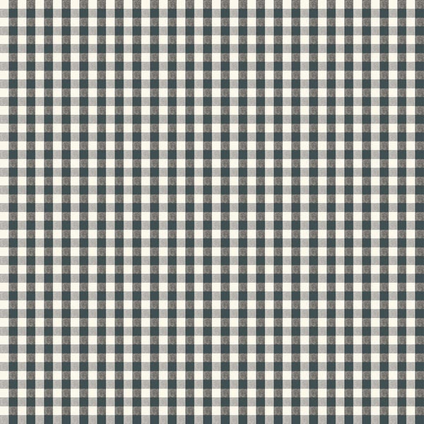 Gingham Check Dark Blue - Priced by the Half Yard - Cottage Farmhouse Fusion by Maureen Fiorellini for StudioE Fabrics - 7109-47
