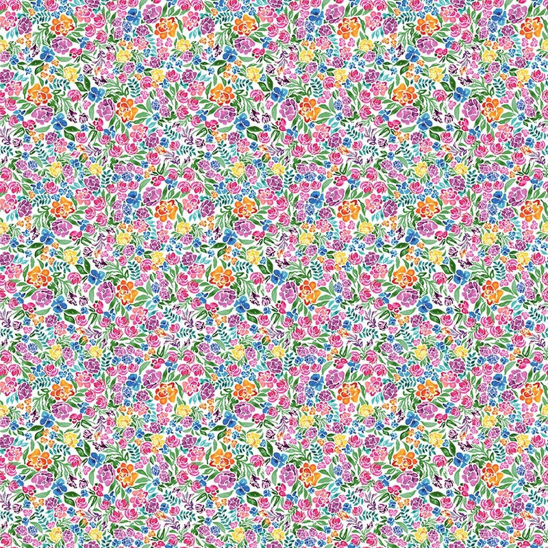 Gardenscape Ditsy Floral - Priced by the Half Yard - Gardenscape by Rathenart for Blank Quilting - 2930-01