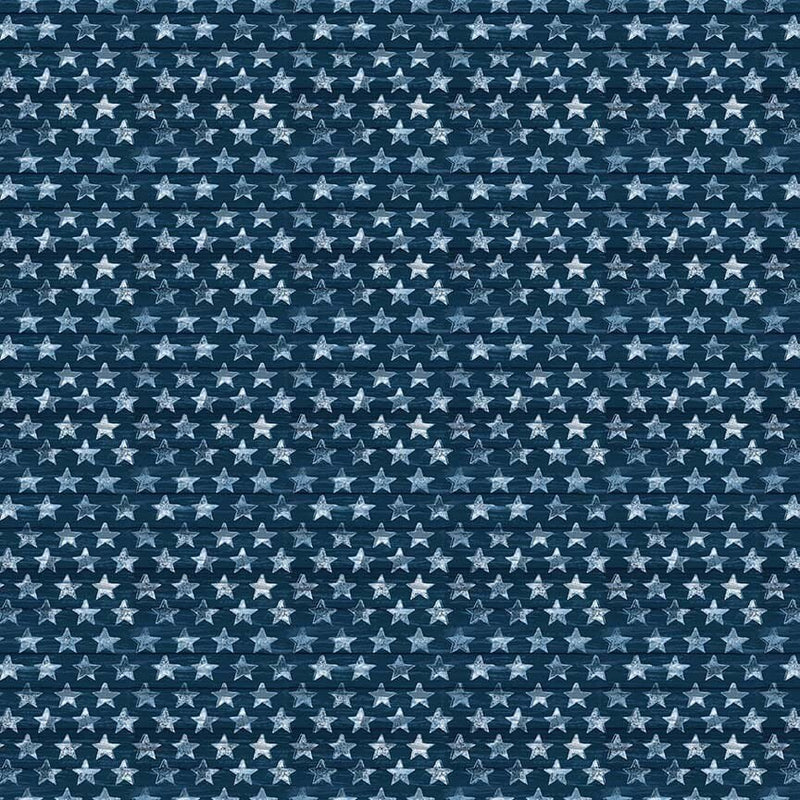 Small Stars Navy - Priced by the Half Yard - Adventure Awaits by Jackie Decker for Blank Quilting - 2946-77 Navy