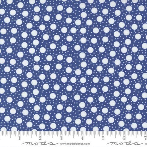 Fizz Dot Royal Blue - Priced by the Half Yard - Picnic Pop by April Rosenthal for Moda Fabrics - 24437 13