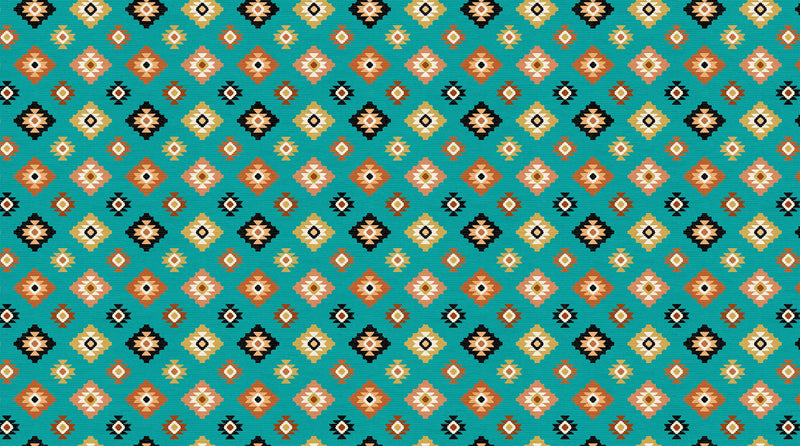 Navajo Turquoise - Priced by the Half Yard - Southwest Vista - Deborah Edwards for Northcott Fabrics - 25627 66