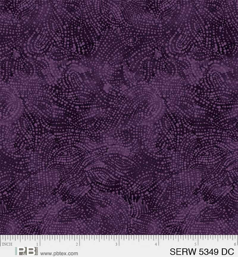 Serenity Dark Claret 108" Backing Fabric - Sold by the Half Yard - P&B Textiles - SERW 5349 DC