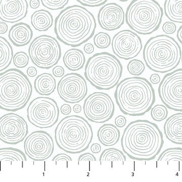 Horizon Log White - Priced by the Half Yard - Horizon by Pippa Shaw for Figo Fabrics - 90757-10