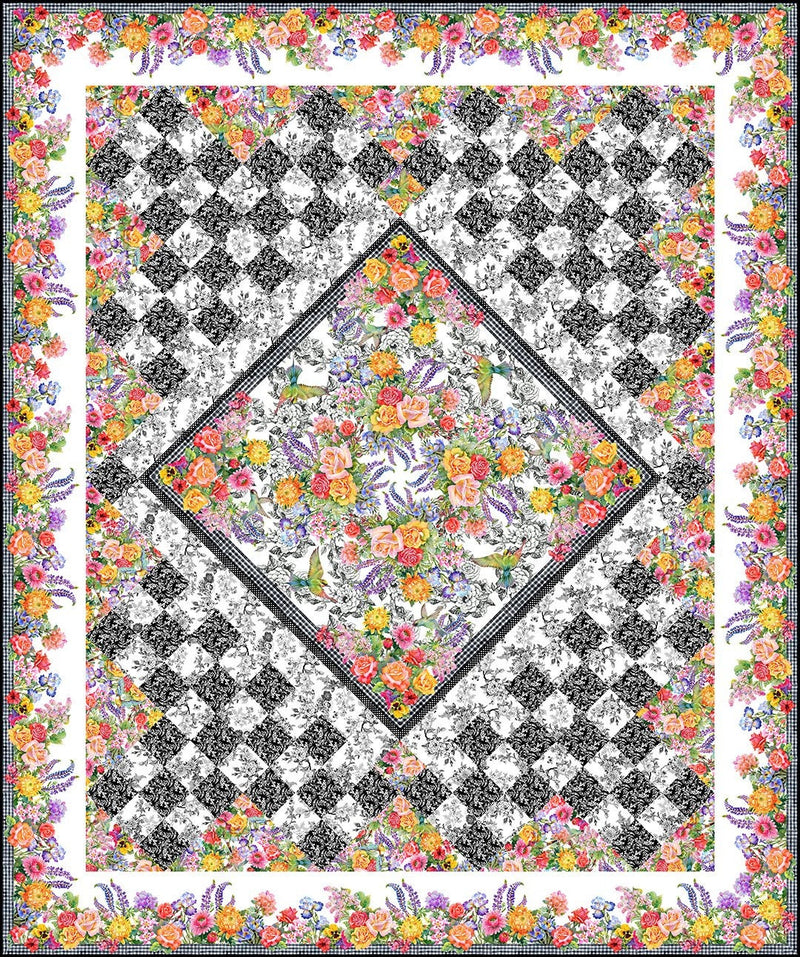Decoupage Allover Floral - Priced by the Half Yard - Jason Yenter for In The Beginning fabrics - 3DC1 Multi