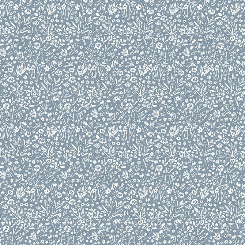 Small Monotone Floral - Priced by the Half Yard - Cottage Farmhouse Fusion by Maureen Fiorellini for StudioE Fabrics - 7105-11