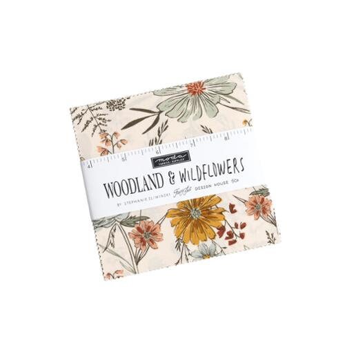 Woodland and Wildflower Charm Pack - 42 pcs - Woodland & Wildflowers - Fancy That Design House for Moda - 45580PP