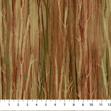Twig Texture Rust - Priced by the Half Yard - Cedarcrest Falls - Deborah Edwards for Northcott Fabrics - DP26910-36