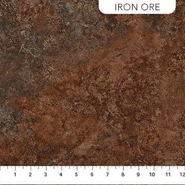 Iron Ore Sienna Marble - Priced by the Half Yard - Stonehenge Gradations II - Linda Ludovico Northcott for Fabrics - 26755-36