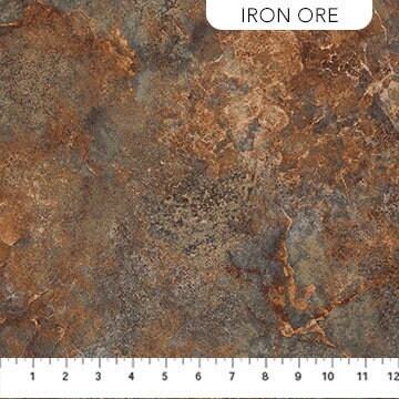 Iron Ore Quartz - Priced by the Half Yard - Stonehenge Gradations II - Linda Ludovico Northcott for Fabrics - 26756-36