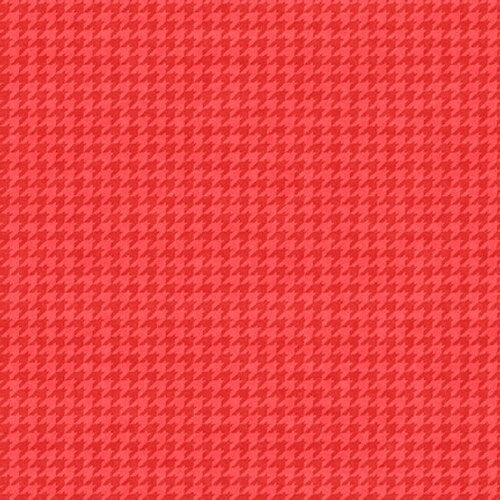 Houndstooth Rose Berry - Priced by the Half Yard - Houndstooth Basics by Leanne Anderson for Henry Glass Fabrics - 8624-85