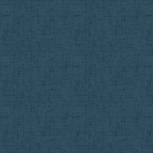 Slate Blue Linen Look - Priced by the Half Yard - Timeless Linen Basics by Stacy West for Henry Glass Fabrics - 1027-75