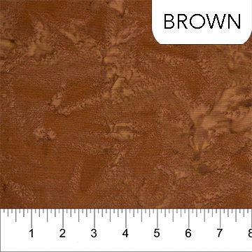 Brown Banyan Shadows Batik - Priced by the Half Yard - Banyan Batiks - 81300-24
