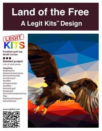 Land of the Free Eagle by Legit Kits - 60" x 80" - LK PT020