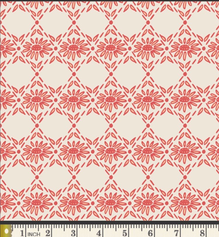 Petal Lattice - Priced by the Half Yard - The Flower Fields by Maureen Cracknell for Art Gallery Fabrics - FLF85902
