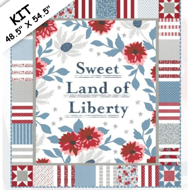 Star Spangled Stars Red - Priced by the 1/2 Yard - Old Glory by Lella Boutique for Moda Fabrics - 5204 12