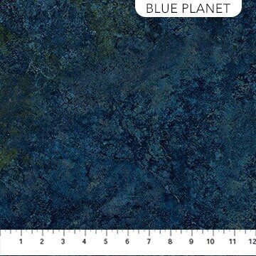 Blue Planet Sienna Marble - Priced by the Half Yard - Stonehenge Gradations II - Linda Ludovico Northcott for Fabrics - 26755-48