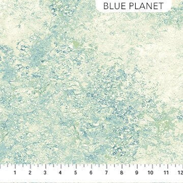 Blue Planet Sandstone - Priced by the Half Yard - Stonehenge Gradations II - Linda Ludovico Northcott for Fabrics - 26758-48
