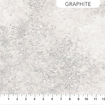 Graphite Sandstone - Priced by the Half Yard - Stonehenge Gradations II - Linda Ludovico Northcott for Fabrics - 26758-99