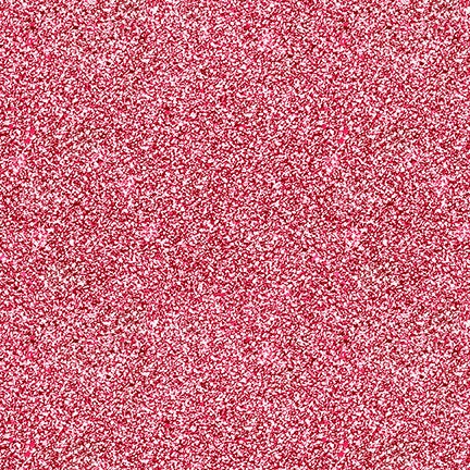 Twinkle Red - Priced by the Half Yard - Glitter Print - Henry Glass Fabrics - 135-88