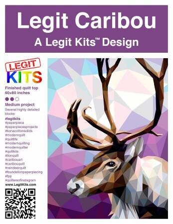 Legit Caribou by Legit Kits - 60" x 80" - LK PT012