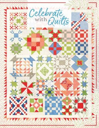 Celebrate with Quilts - Softcover Book - Sampler Quilt - It's Sew Emma - ISE 957