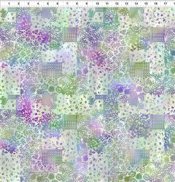 Ethereal Patchwork Purple - Priced by the Half Yard - Jason Yenter for In The Beginning fabrics - 5JYT 3