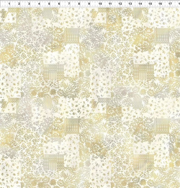 Ethereal Patchwork Cream - Priced by the Half Yard - Jason Yenter for In The Beginning fabrics - 5JYT 1
