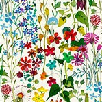 Gardenia Posie Ivory - Priced by the Half Yard - Sally Kelly for Windham Fabrics - 53764D-2