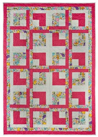 One Block 3-Yard Quilts - Softcover Book - Fabric Cafe - FC032343