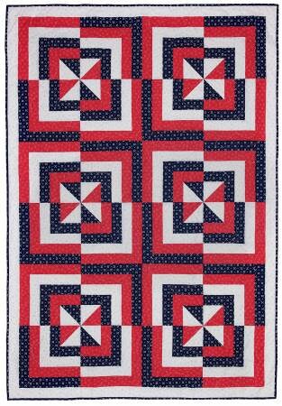 Make It Patriotic with 3-Yard Quilts - Softcover Book - Fabric Cafe - FC032342