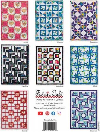 Go Bold with 3-Yard Quilts - Softcover Book - Fabric Cafe - FC032440