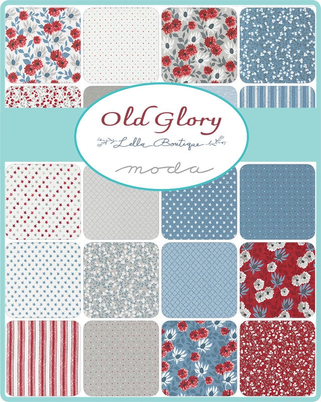 Old Glory Magic Dots Red - Priced by the 1/2 Yard - Old Glory by Lella Boutique for Moda Fabrics - 5206 15