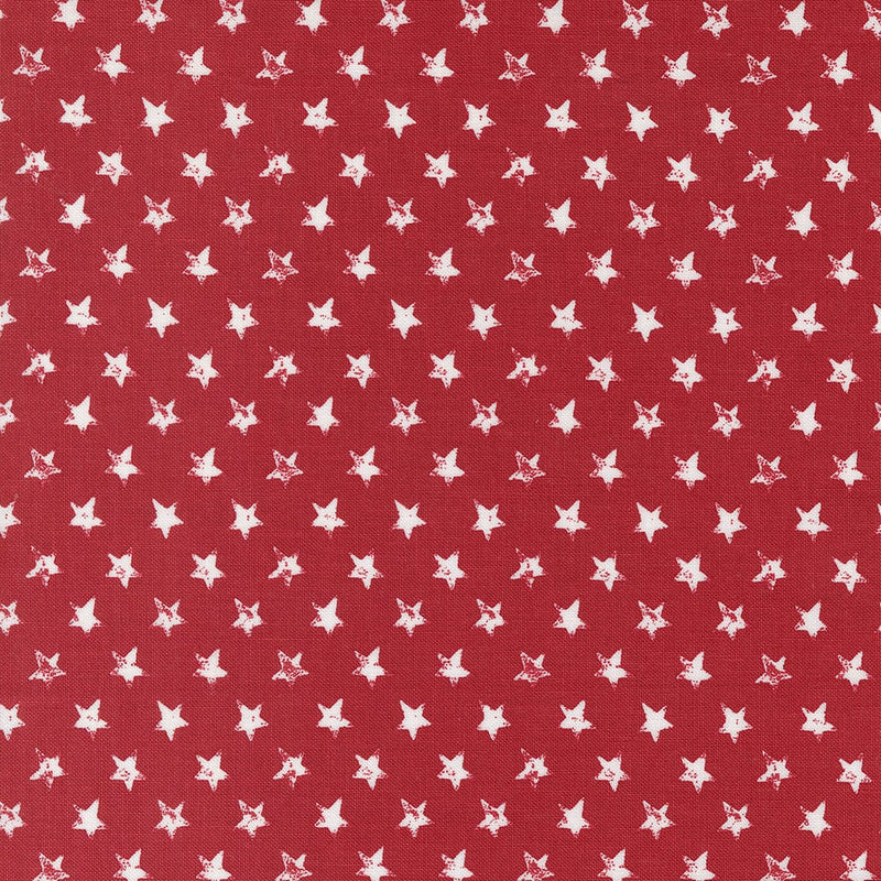 Star Spangled Stars Red - Priced by the 1/2 Yard - Old Glory by Lella Boutique for Moda Fabrics - 5204 12