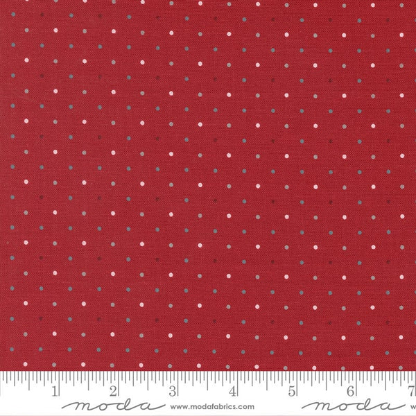 Old Glory Magic Dots Red - Priced by the 1/2 Yard - Old Glory by Lella Boutique for Moda Fabrics - 5206 15