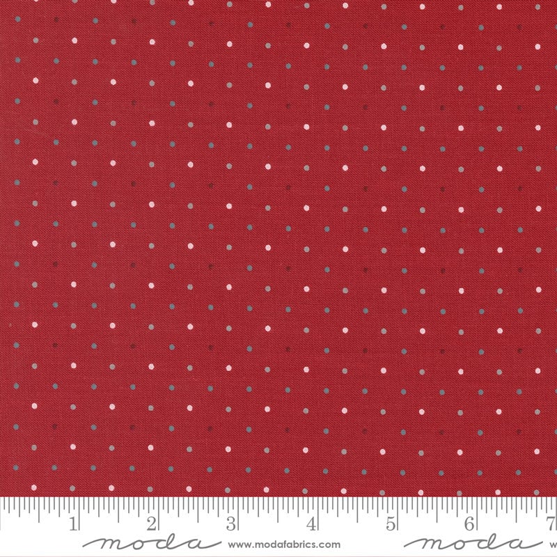 Old Glory Magic Dots Red - Priced by the 1/2 Yard - Old Glory by Lella Boutique for Moda Fabrics - 5206 15