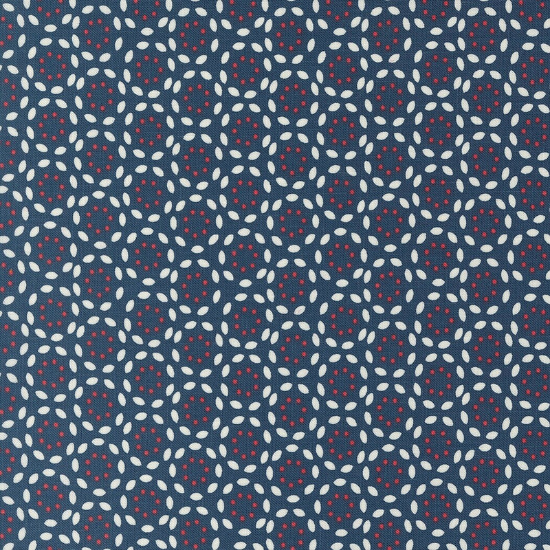 Sweetwater Vintage Petals Navy - Priced by the 1/2 Yard - Vintage by Sweetwater for Moda Fabrics - 55655 13