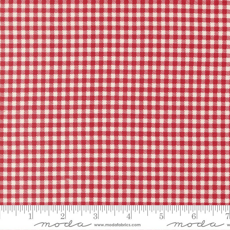 Sweetwater Vintage Farm Girl Red - Priced by the 1/2 Yard - Vintage by Sweetwater for Moda Fabrics - 55658 12