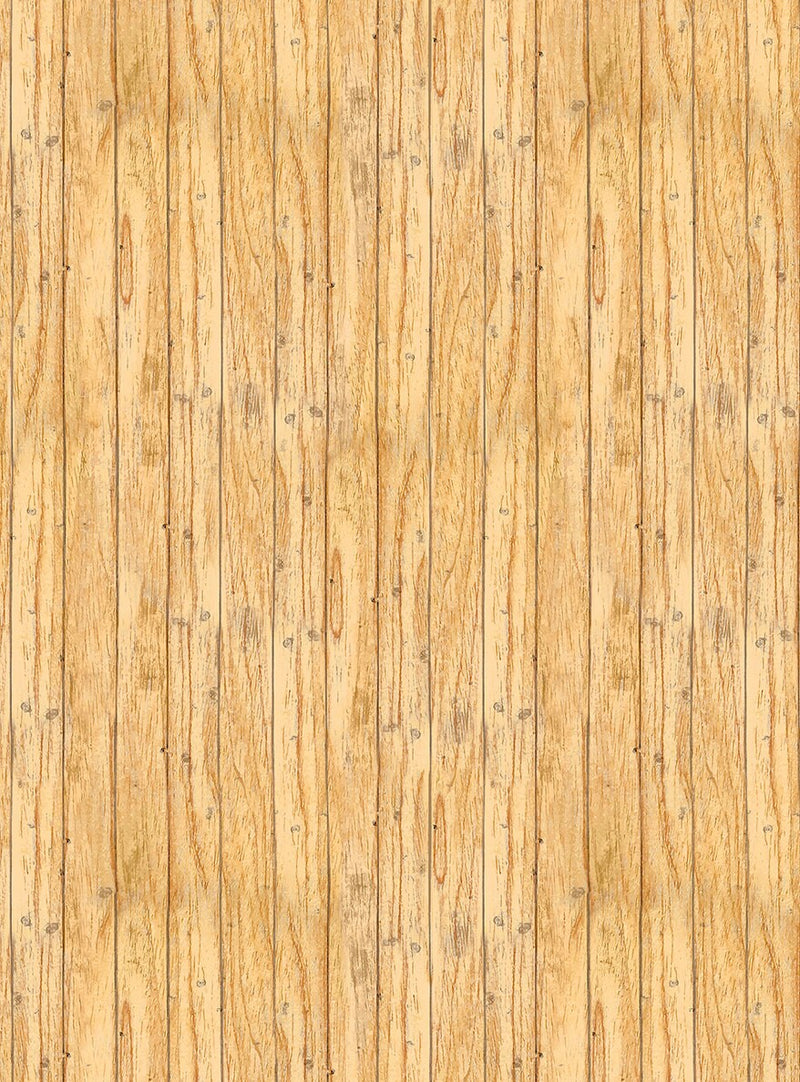 Wood Paneling Light Oak - Priced by the Half Yard - Live, Love, Camp by Nicole Decamp for Benartex - 14455-72