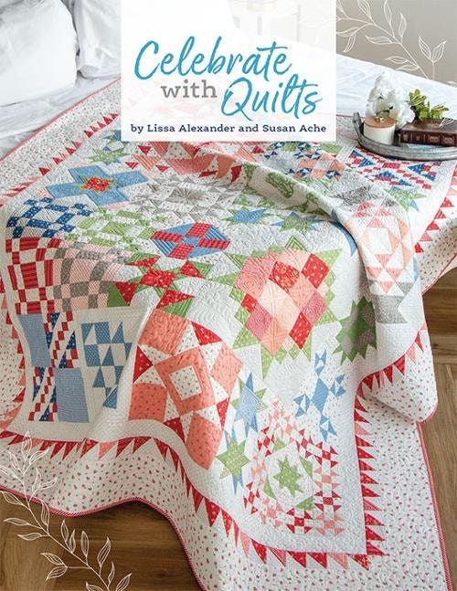 Celebrate with Quilts - Softcover Book - Sampler Quilt - It's Sew Emma - ISE 957