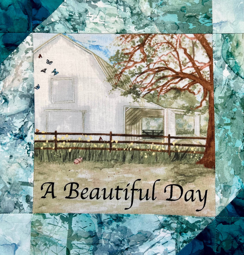 A Beautiful Day Soft Book Quilt KIT 37.5" x 48.5" - Fabric by Dawn Rosengren