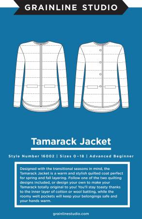 Tamarack Jacket Sizes 0 - 18 G GS 16002 Grainline Studio#1