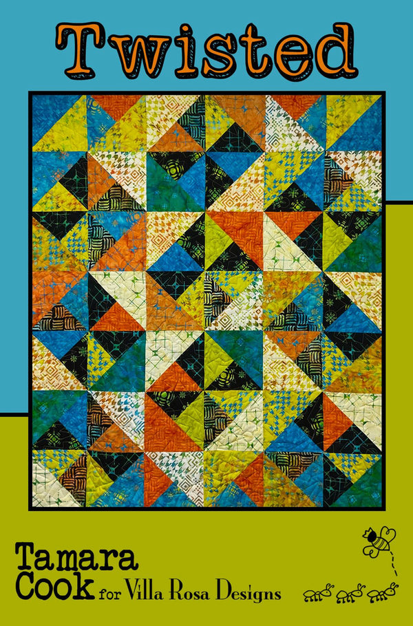 Twisted Quilt Pattern - Postcard Pattern